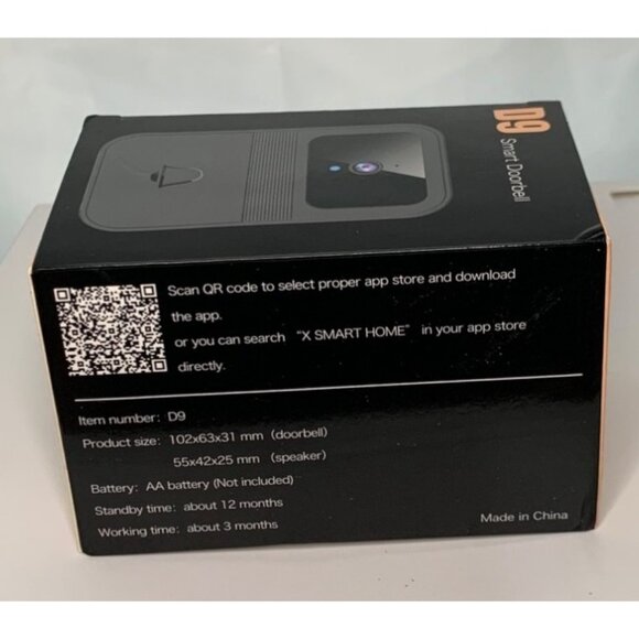 D9 Smart Doorbell With Wireless Speakers & Multiple Melodies - Picture 3 of 9